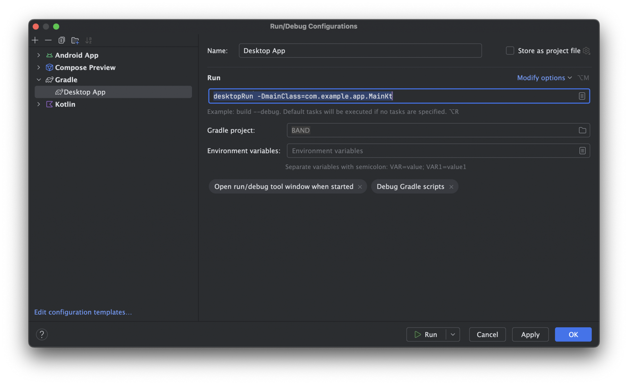 [KMP] Android Studio 에서 데스크톱(jvm) 앱 실행하기 | 찰스의 안드로이드
